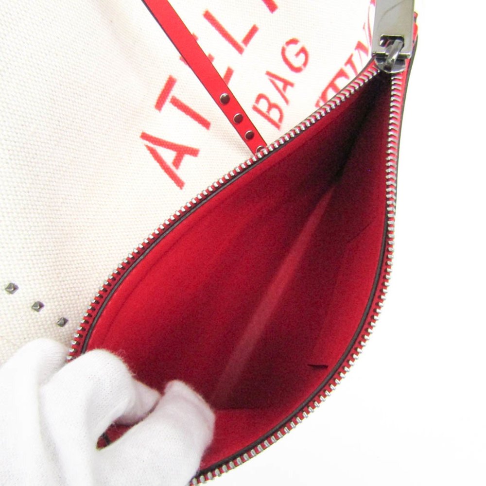 Valentino Garavani Atelier Bag 01 UW0B0H85NIZ Women,Men Leather,Canvas Should... - Picture 12 of 15
